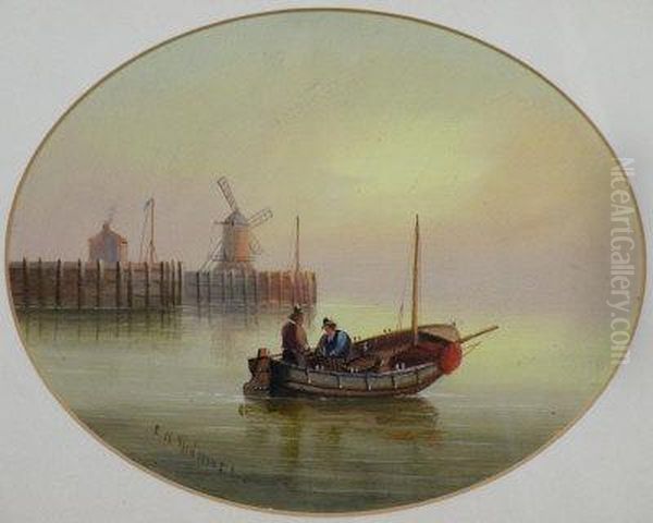 A Fishing Boat At Dawn - view 1