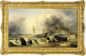 A Shipwreck In A Storm Off The Coast