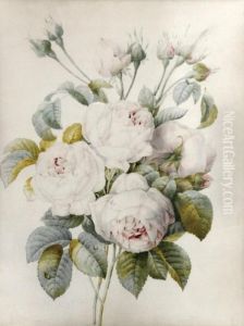 Bouquet De Roses by Pierre-Joseph Redoute