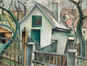 Dorfansicht/ Winterlandschaft by Anita Ree