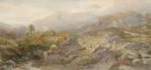 A Scottish Landscape by Joseph Charles Reed
