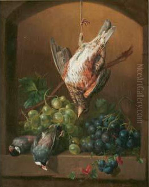 Nature Morte Aux Oiseaux Et Raisins - view 1