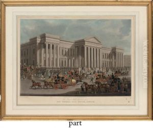 The Royal Mails Departure From The General Post Office, London by Richard Gilson Reeve