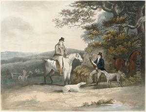 Set Of Four Coursing Scenes Set Of Four Coursing Scenes
