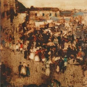 Market Day by Edgar James Bush Reginald