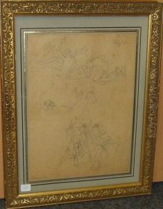 Croquis D'automedon (1er Envoi De Rome) by Regnault Henri