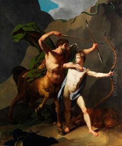 L'education D'achille (die Erziehung Desachilles) by Jean-Baptiste Regnault