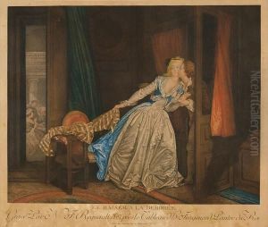 Le Baisier A La Derobee by Nicolas Francois Regnault