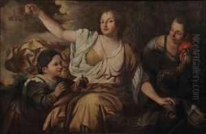 Figure Allegorique De La Justice by Niccolo Renieri (see Regnier, Nicolas)