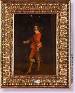 Portrait En Pied Dun Roi Dangleterre by Theodore Reh
