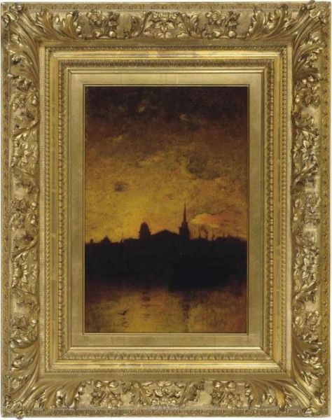 Gloucester Harbor by Frank Knox Morton Rehn