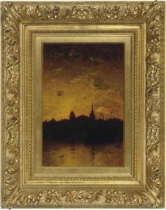 Gloucester Harbor by Frank Knox Morton Rehn