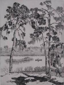 Edge Of The Pines by Walter Richard Rehn