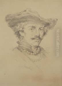 Head Of Rembrandt by Jacques Reich