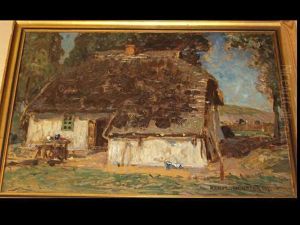 A Farmhouse by Eugen Reich-Munsterberg