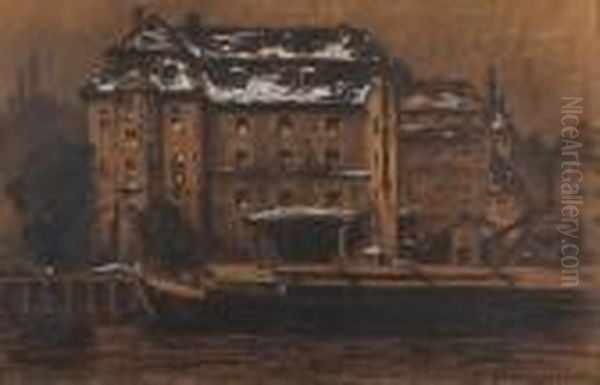 Alt-berlin. An Der Spree - view 1