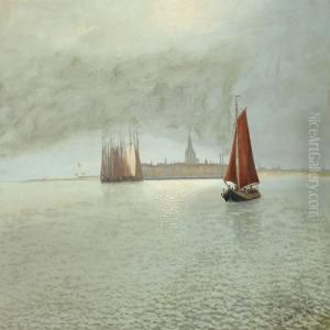 Coastal Scenery At Schelde, Holland by Alexander, Prof. Reich-Staffelstein