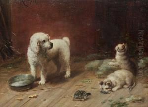 "nach Der Jagd" (after The Hunt) by Franz Heinrich Reichert