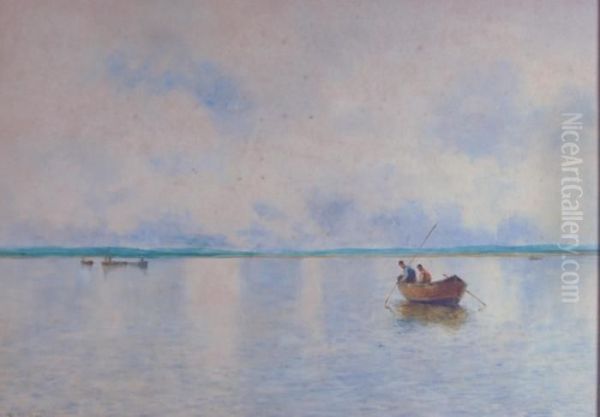 Fishermen In An Estuary - view 1