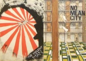 Book Cover Designs: The Violent Man; And No Mean City