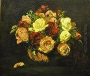 Still Life Of Flowers by Flora MacDonald Reid