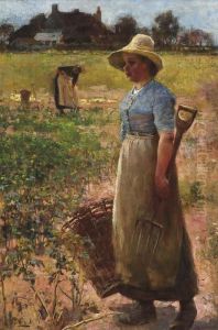 Potato Gatherers by Flora MacDonald Reid