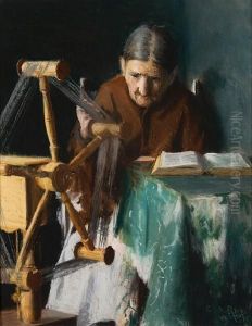 The Tangled Thread by George Agnew Reid