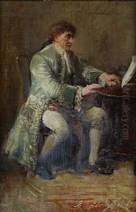 Gentleman At A Desk