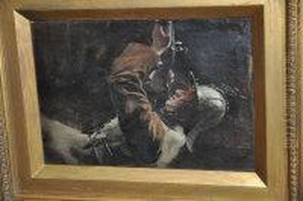 Roundhead Firing Musket - view 1