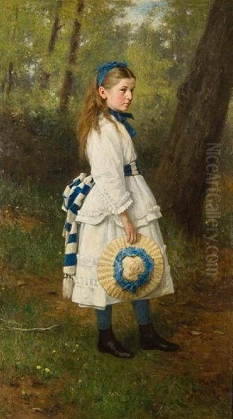 Girl In Woodland - view 1