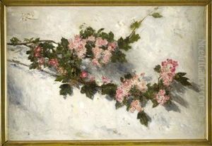 A Still Life Of Wild Roses by George, Sir Reid