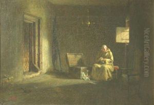 Cleaning The Church Plate by George, Sir Reid