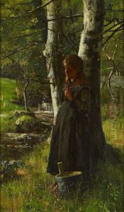 Resting In The Shade by John Robertson Reid
