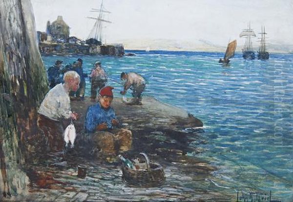 Sorting Fish On The Beach - view 1