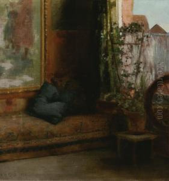 Interior With Spinning Wheel - view 1