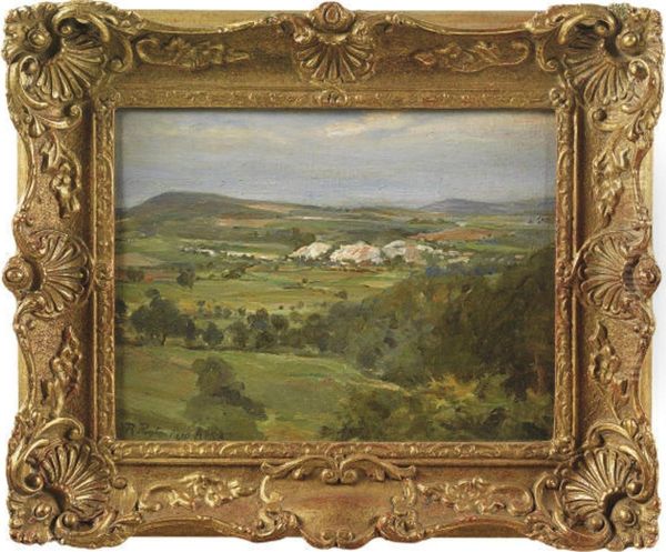 An Extensive Landscape With Woodland In The Foreground - view 1