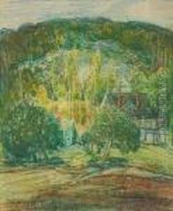 House Nestled In The Trees by Charles Reiffel