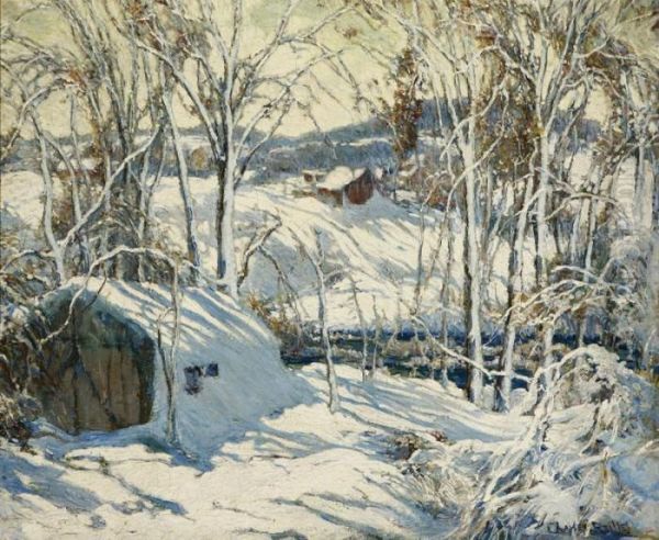Houses In A Winter Landscape - view 1