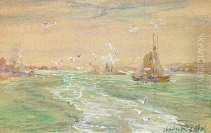 North River by Charles Reiffel