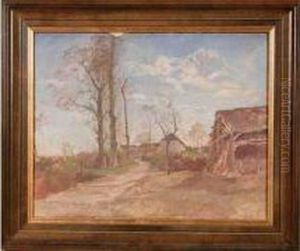 "chemin De Village". by Claude Reignier