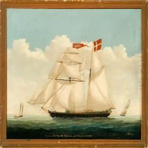 Ship Portrait Of Brigurania Of Kiel Ship Portrait Of Brigurania Of Kiel