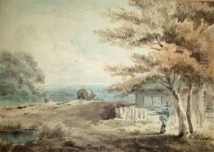 Landscape With Figure Before A Cottage Landscape With Figure Before A Cottage
