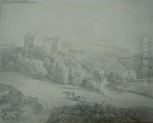Sketches Of Doune Castle by Ramsay Richard Reinagle