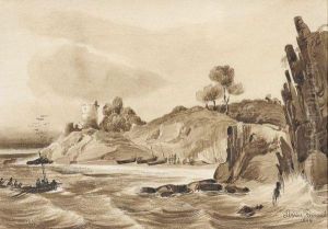 Paysage Pres De Toulon by Marius Reinaud