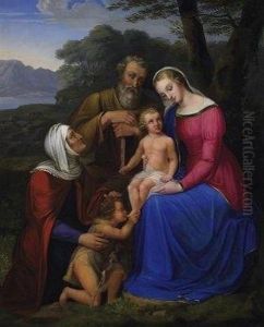 The Holy Family With St. Anne And The Boy John