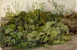 Study Of A Piece Of Turf by Louis, Ludwig Reinhardt