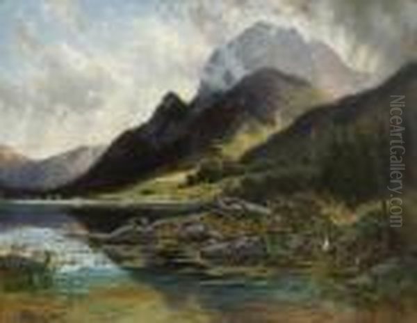 Gebirgssee. - view 1