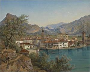 Riva Am Gardasee (view Of Riva On Lake Garda)