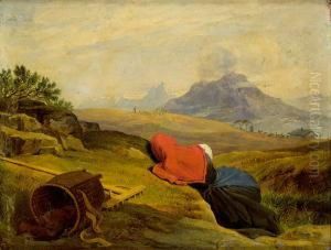Schlafende Bauerin by Friedrich Philipp Reinhold