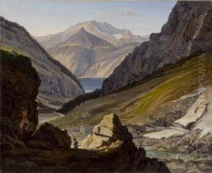 Landschaft Im Salzkammergut by Gustav Reinhold